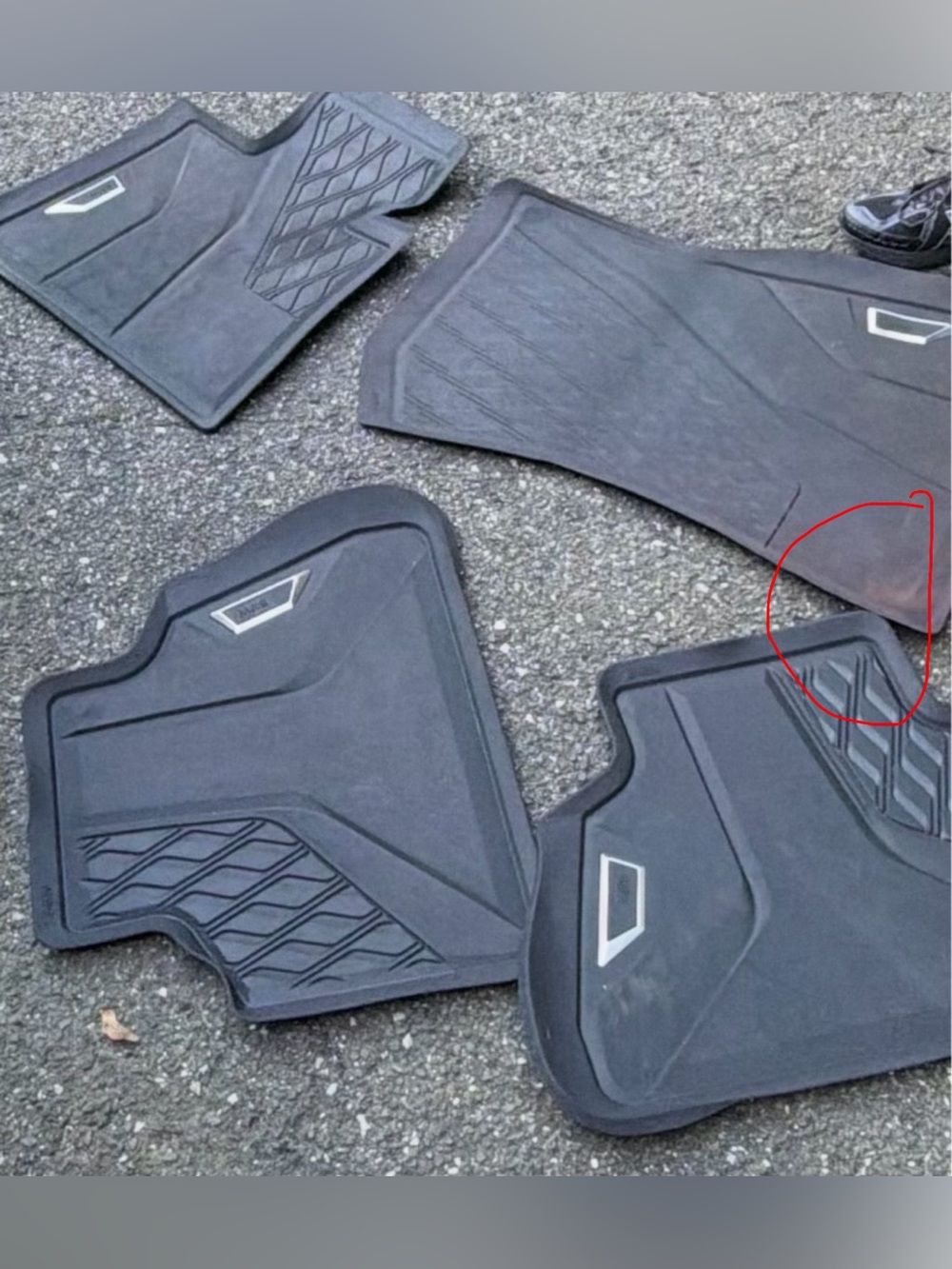 BMW x series car mats